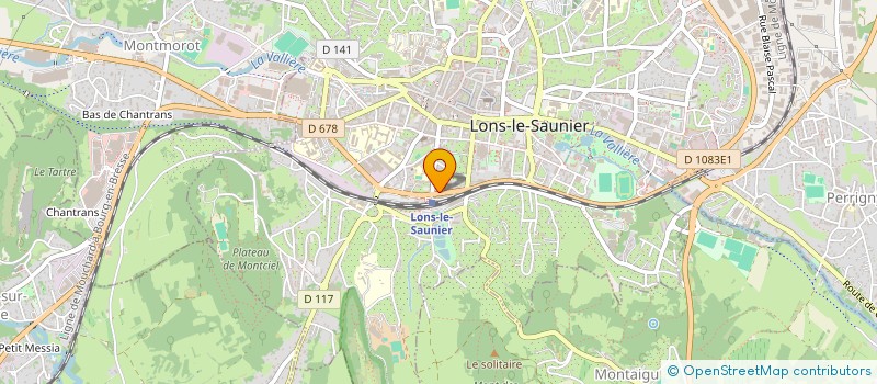 localisation de l'entreprise MONSIEUR GILLES LIEVAUX à LONS-LE-SAUNIER