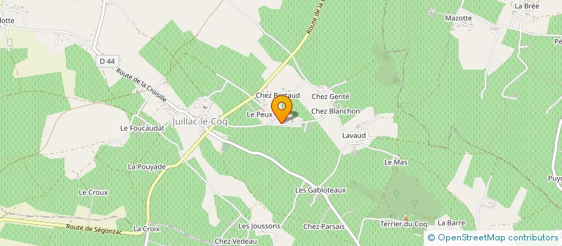 localisation de l'entreprise MONSIEUR GILLES LIMOUZIN à ANGEAC-CHAMPAGNE
