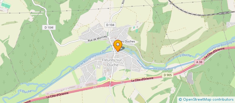 localisation de l'entreprise MONSIEUR GILLES LOCATELLI  FLEUREY-SUR-OUCHE