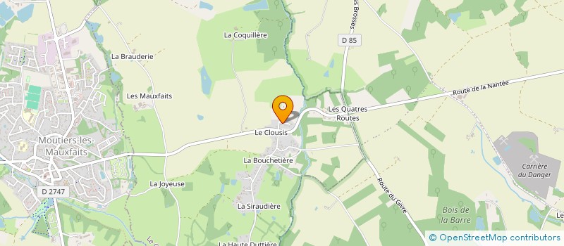 localisation de l'entreprise MONSIEUR GILLES LOGEAIS  LE GIVRE