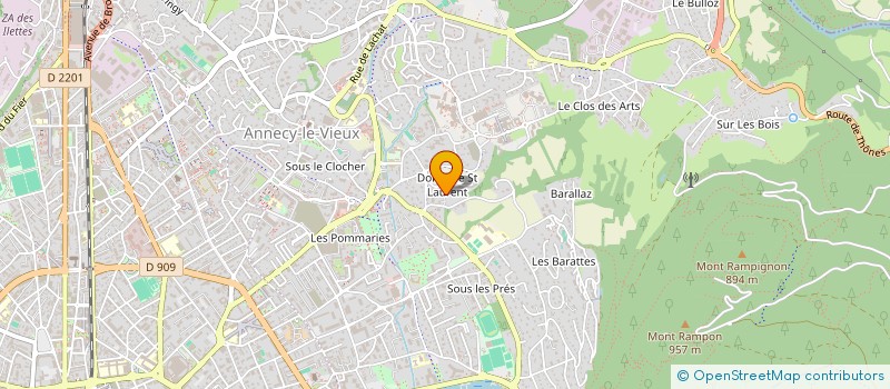 localisation de l'entreprise MONSIEUR GILLES LONG à ANNECY