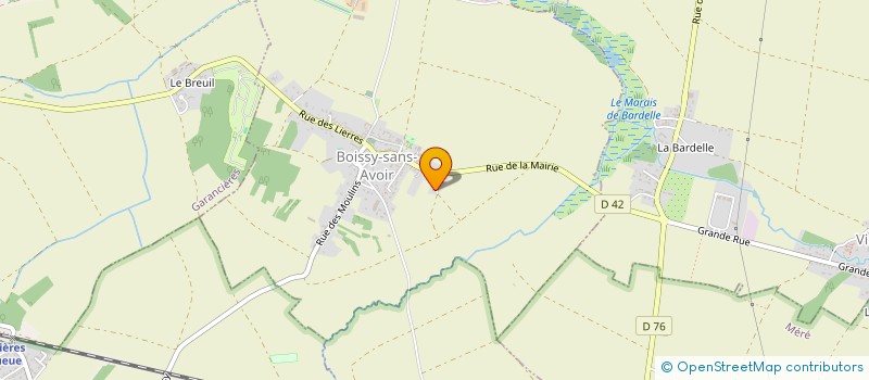 localisation de l'entreprise MONSIEUR GILLES LONGUEVE  BOISSY-SANS-AVOIR