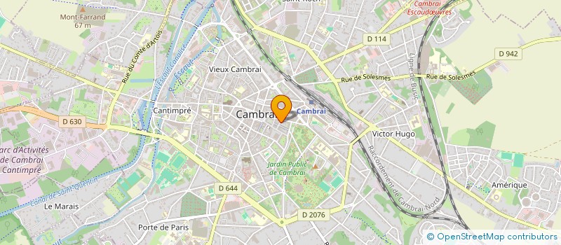 localisation de l'entreprise MONSIEUR GILLES LOOTVOET  CAMBRAI