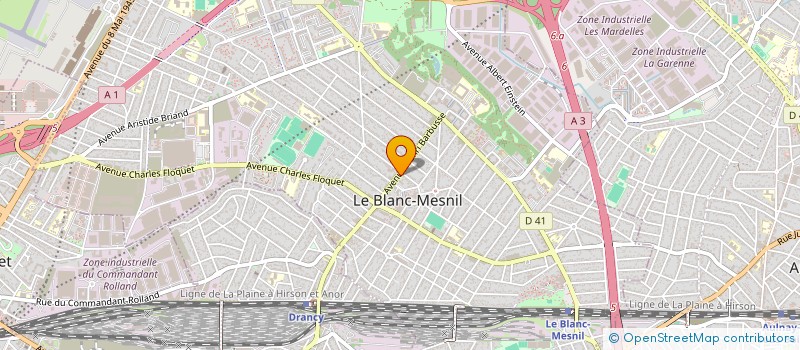 localisation de l'entreprise MONSIEUR GILLES LOPES à LE BLANC-MESNIL