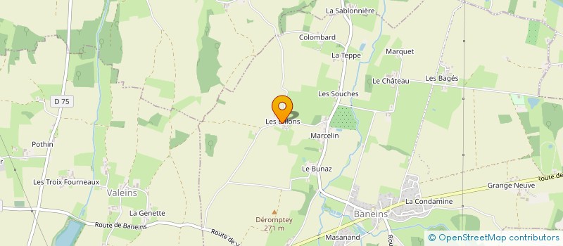 localisation de l'entreprise MONSIEUR GILLES LOPEZ à BANEINS