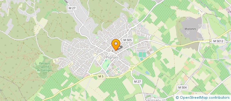 localisation de l'entreprise MONSIEUR GILLES LOPEZ à PIGNAN