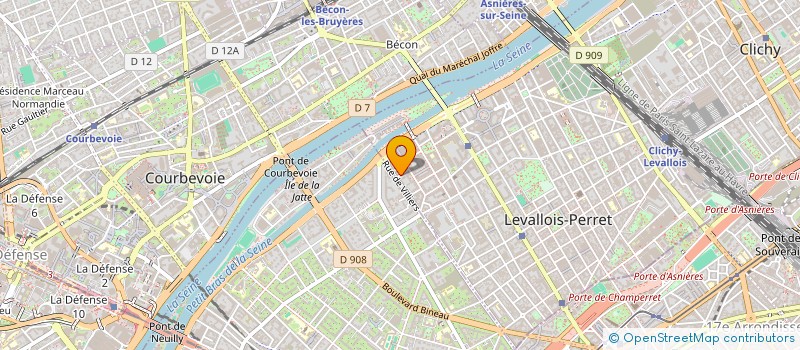 localisation de l'entreprise MONSIEUR GILLES LORENET à LEVALLOIS-PERRET