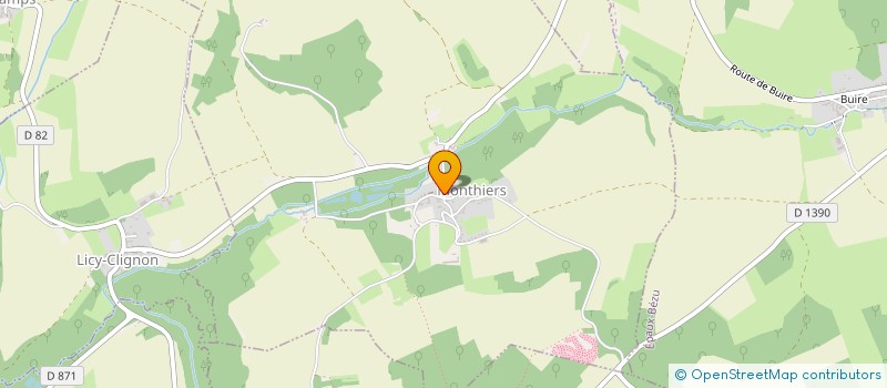 localisation de l'entreprise MONSIEUR GILLES LORIN  MONTHIERS