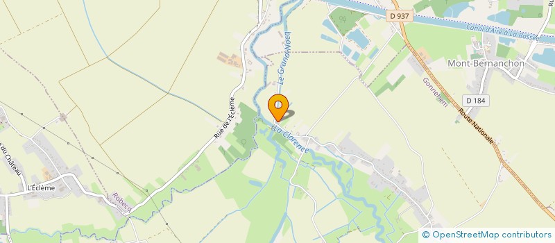 localisation de l'entreprise MONSIEUR GILLES LOUCHART  GONNEHEM