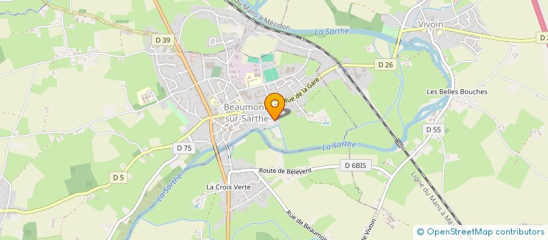 localisation de l'entreprise MONSIEUR GILLES LUBIN à BEAUMONT-SUR-SARTHE