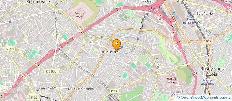 localisation de l'entreprise MONSIEUR GILLES LUCCHINI à MONTREUIL