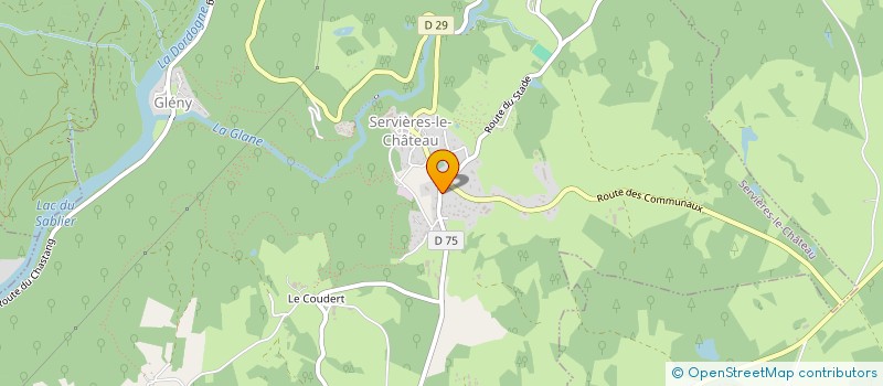 localisation de l'entreprise MONSIEUR GILLES LUCOT  SERVIERES-LE-CHATEAU