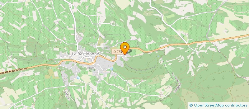 localisation de l'entreprise MONSIEUR GILLES LURON  LA BASTIDONNE