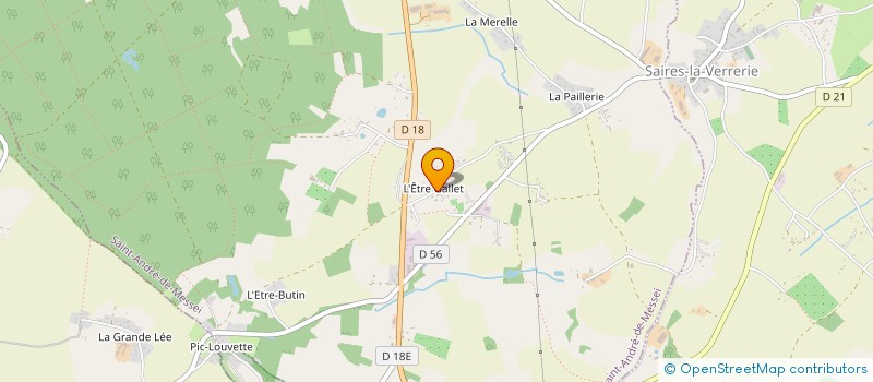 localisation de l'entreprise MONSIEUR GILLES LUSSAC à SAINT ANDRE DE MESSEI