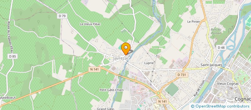 localisation de l'entreprise MONSIEUR GILLES LUTTRINGER  JAVREZAC