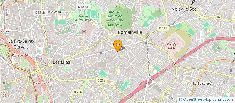 localisation de l'entreprise MONSIEUR GILLES MABILAIS à ROMAINVILLE