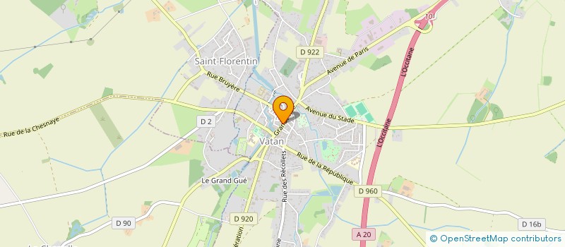 localisation de l'entreprise MONSIEUR GILLES MABILLOT à VATAN