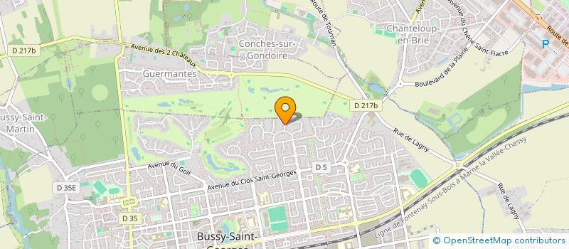 localisation de l'entreprise MONSIEUR GILLES MACAIGNE  JOSSIGNY