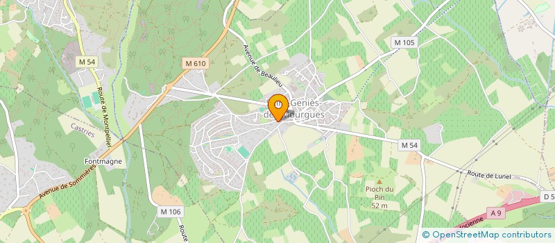 localisation de l'entreprise MONSIEUR GILLES MACHEREZ  SAINT-GENIES-DES-MOURGUES