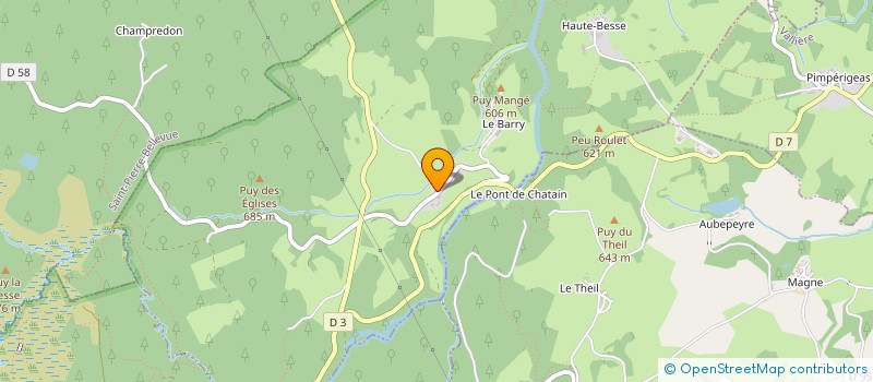 localisation de l'entreprise MONSIEUR GILLES MAFAITY à LE MONTEIL-AU-VICOMTE