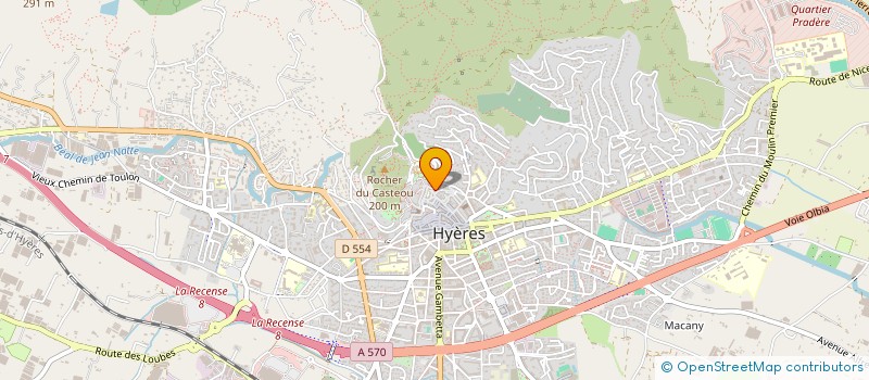 localisation de l'entreprise MONSIEUR GILLES MAFFEO  HYERES