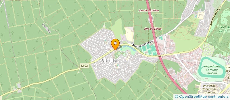 localisation de l'entreprise MONSIEUR GILLES MAGNIN  VILLERS-LES-NANCY