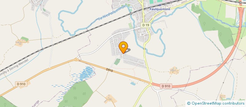 localisation de l'entreprise MONSIEUR GILLES MAGRA  FAULQUEMONT