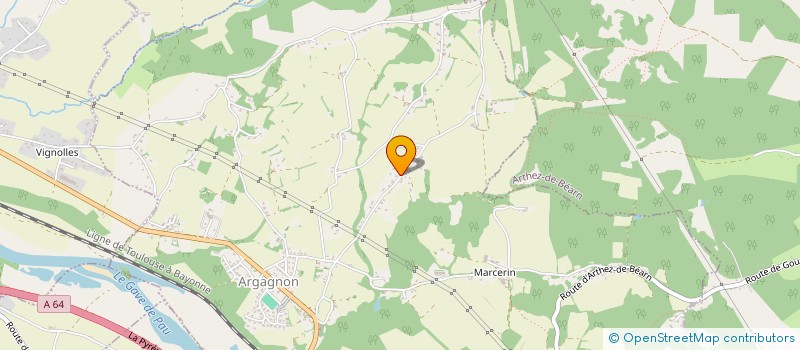 localisation de l'entreprise MONSIEUR GILLES MAIA  ARGAGNON