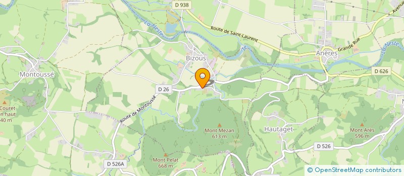 localisation de l'entreprise MONSIEUR GILLES MALAPLATE  BIZOUS