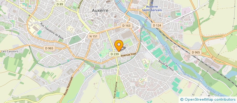 localisation de l'entreprise MONSIEUR GILLES MALEC à AUXERRE
