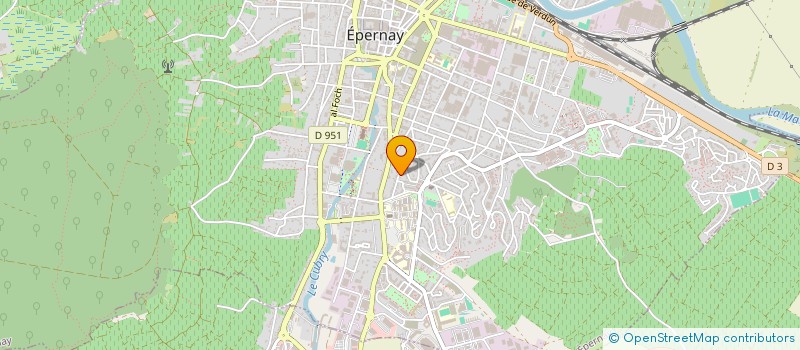 localisation de l'entreprise MONSIEUR GILLES MALET  EPERNAY