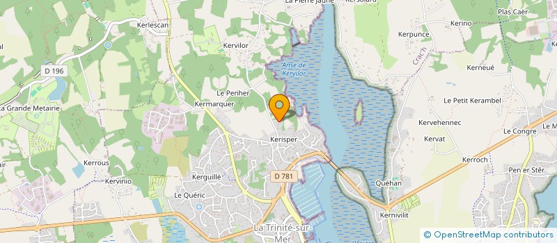 localisation de l'entreprise MONSIEUR GILLES MALFAIT  LA TRINITE-SUR-MER