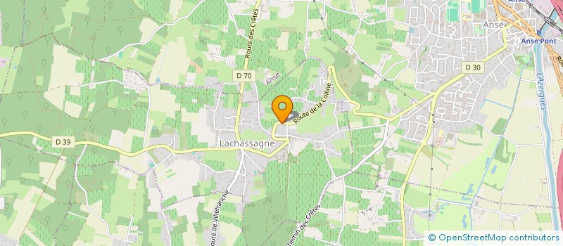 localisation de l'entreprise MONSIEUR GILLES MALLET  LACHASSAGNE