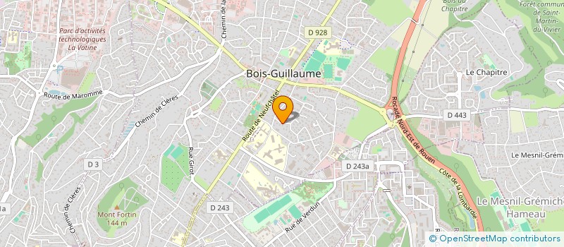 localisation de l'entreprise MONSIEUR GILLES MALLET  BOIS-GUILLAUME