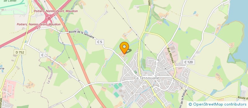 localisation de l'entreprise MONSIEUR GILLES MANCEAU  SAINT-CHRISTOPHE-DU-BOIS