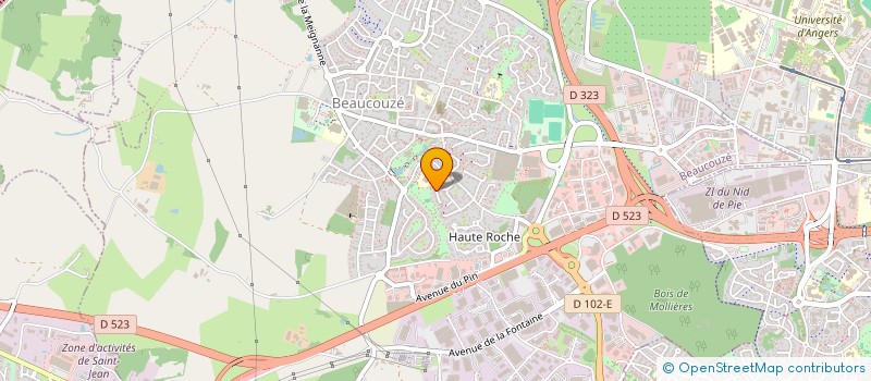 localisation de l'entreprise MONSIEUR GILLES MANCEAU à ANGERS