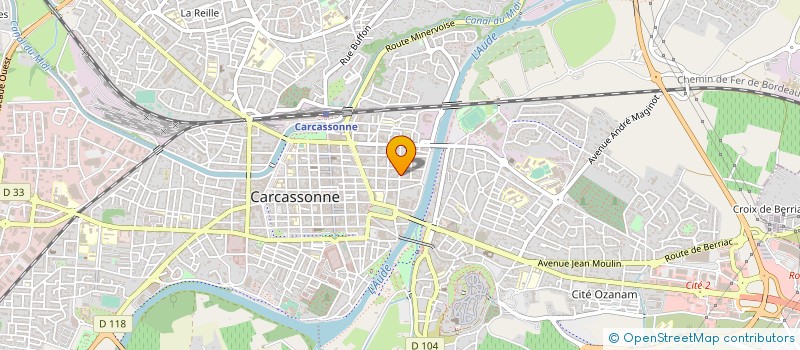 localisation de l'entreprise MONSIEUR GILLES MANERA  CARCASSONNE