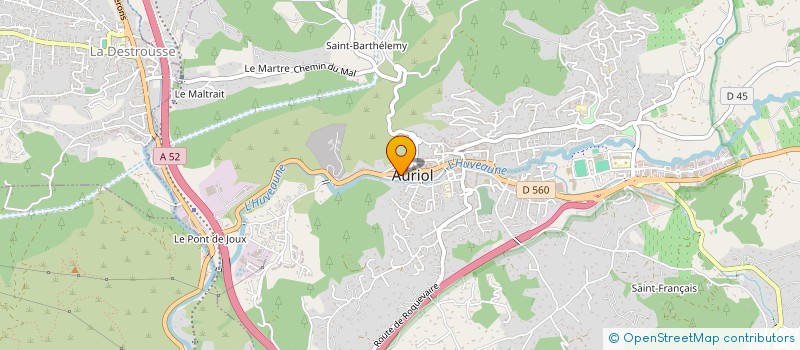 localisation de l'entreprise MONSIEUR GILLES MANGIARDI  AURIOL