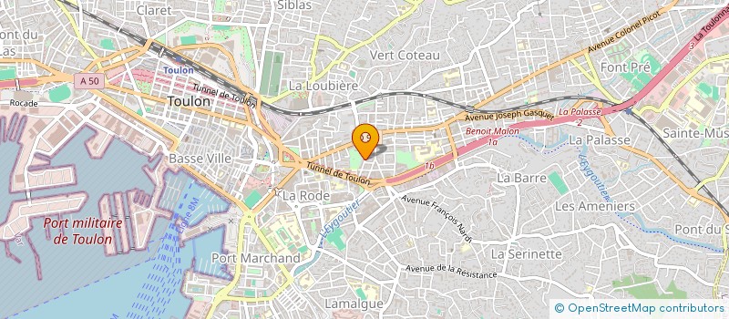 localisation de l'entreprise MONSIEUR GILLES MANI  TOULON