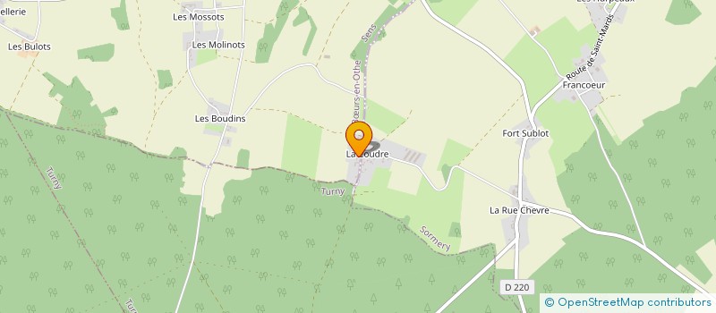 localisation de l'entreprise MONSIEUR GILLES MANIGAULT  BURS-EN-OTHE