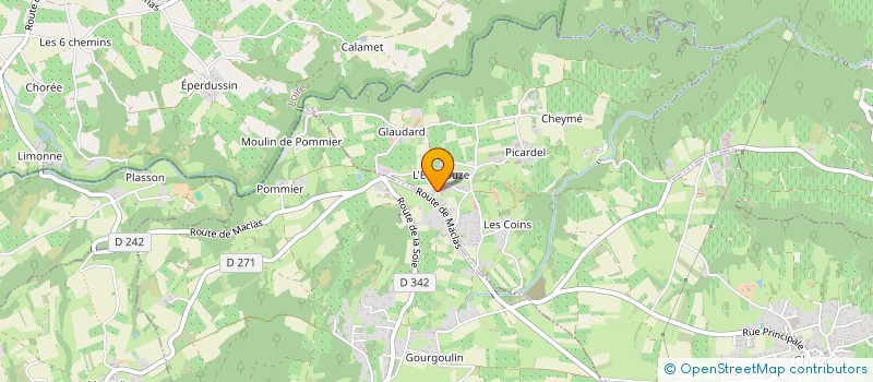 localisation de l'entreprise MONSIEUR GILLES MANSON  CHARNAS