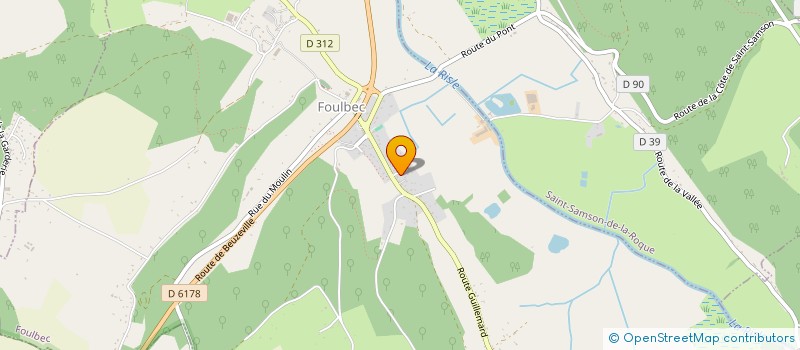 localisation de l'entreprise MONSIEUR GILLES MARAIS  FOULBEC