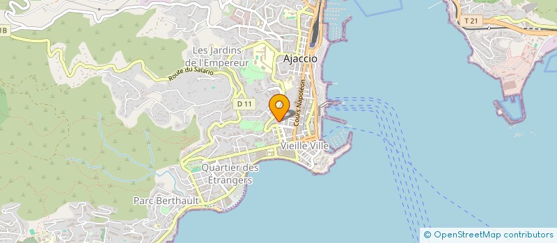 localisation de l'entreprise MONSIEUR GILLES MARC ANTOINE RISSO à AJACCIO