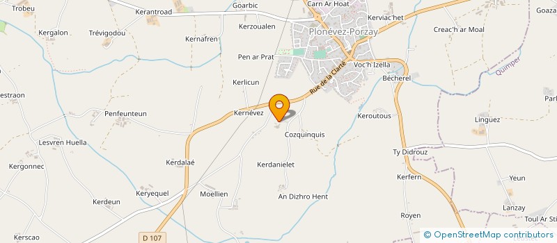 localisation de l'entreprise MONSIEUR GILLES MARCHADOUR  PLONEVEZ-PORZAY