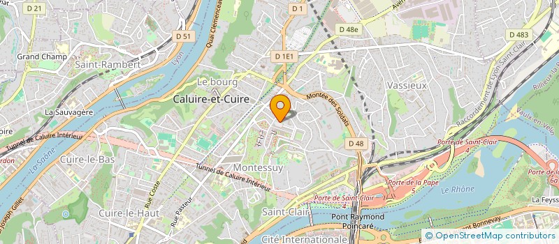 localisation de l'entreprise MONSIEUR GILLES MARCHAND  CALUIRE-ET-CUIRE