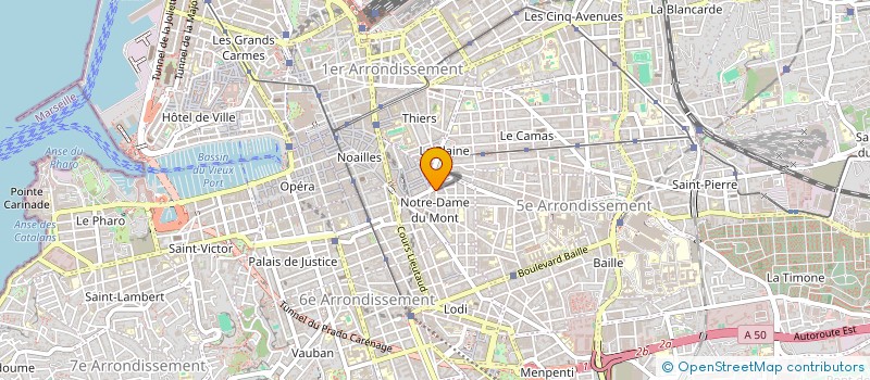 localisation de l'entreprise MONSIEUR GILLES MARCHAND  MARSEILLE 6EME