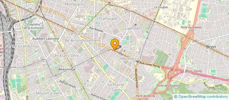 localisation de l'entreprise MONSIEUR GILLES MARCILLOUX à LYON