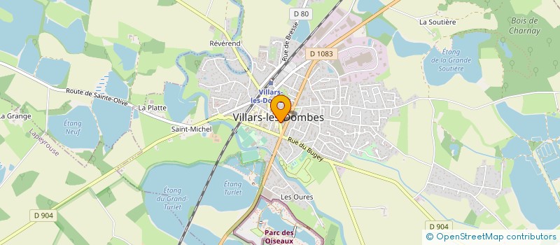 localisation de l'entreprise MONSIEUR GILLES MARGAND à VILLARS-LES-DOMBES