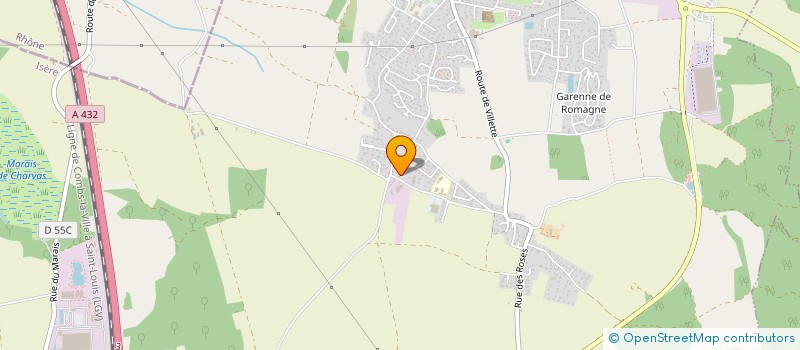 localisation de l'entreprise MONSIEUR GILLES MARGUERIE à VILLETTE-D'ANTHON