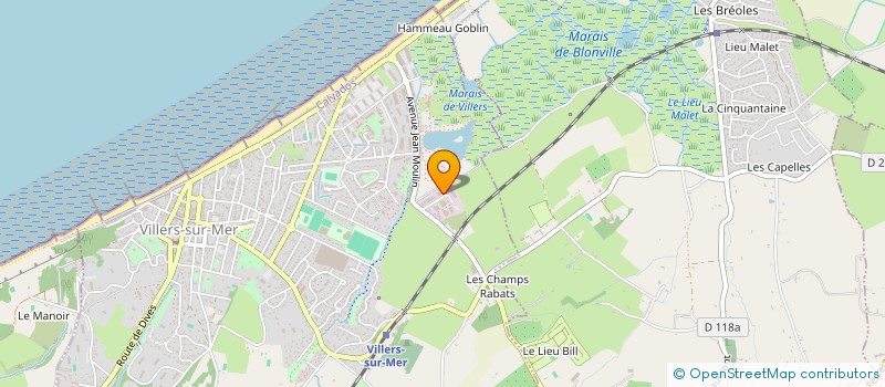 localisation de l'entreprise MONSIEUR GILLES MARIE à VILLERS-SUR-MER